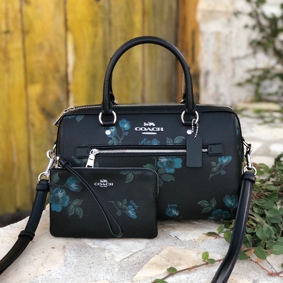 Coach Handbags - NWT Coach Floral Rowan Victorian Satchel&wristlet